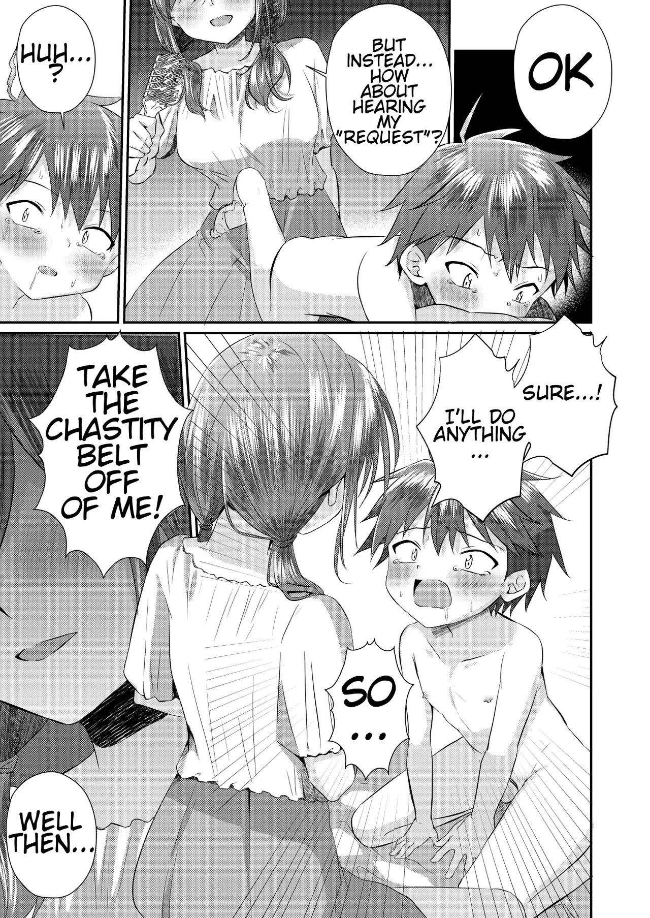 Anal Domination Series — Futanari Sister Controls Cum And Pegs Brother Hard [Peko Renmei (Azuma Riru)]