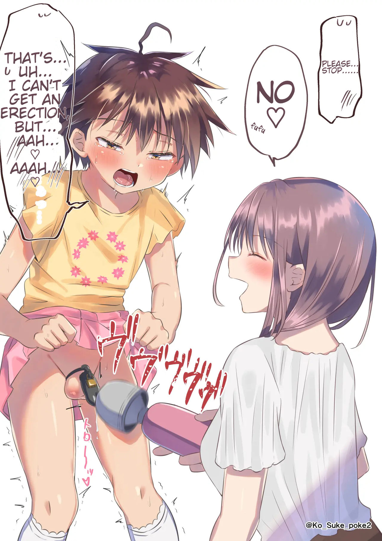Anal Domination Series — Futanari Sister Controls Cum And Pegs Brother Hard [Peko Renmei (Azuma Riru)]