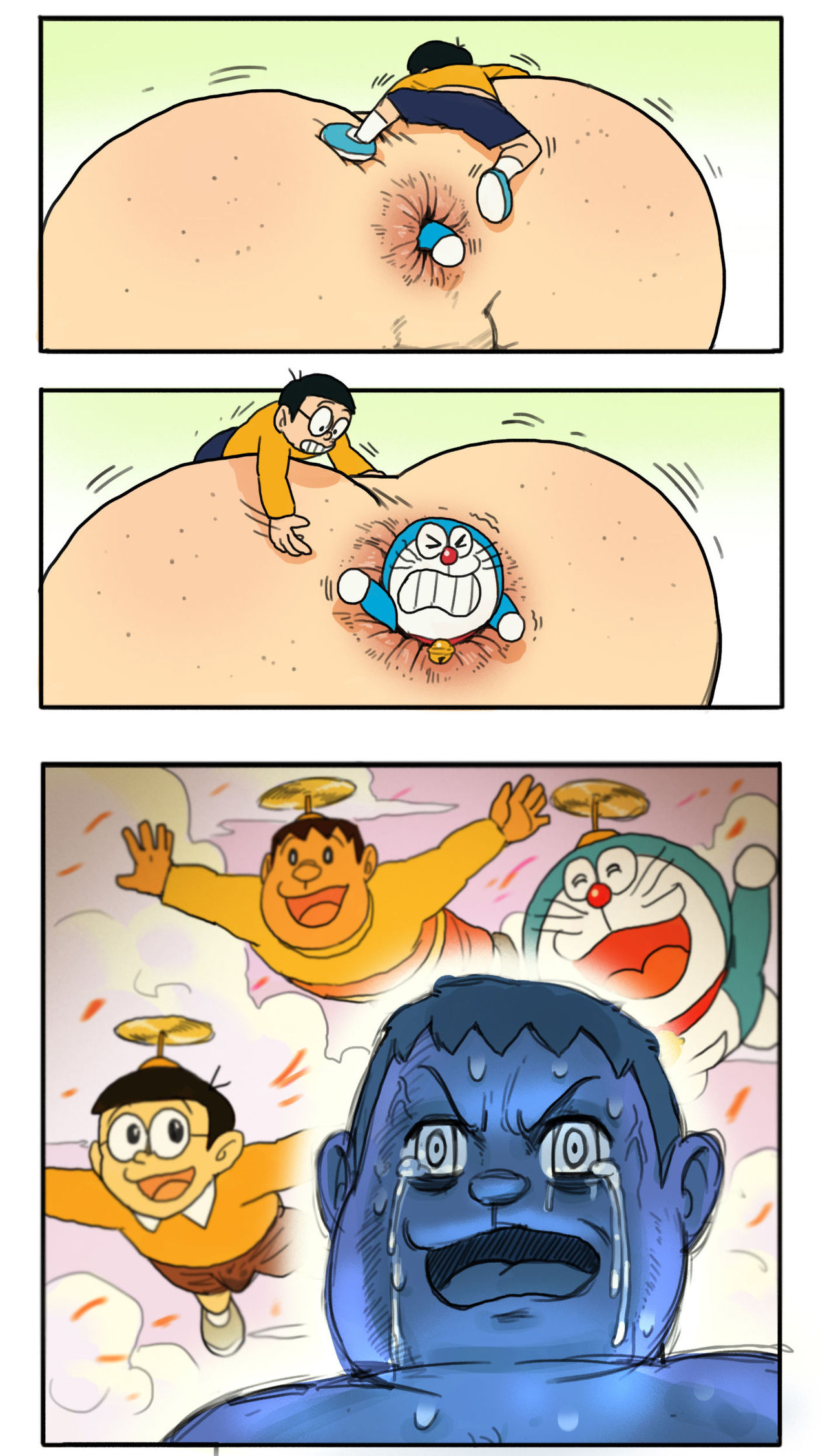 Anal Series — Doraemon Gets Fucked Hard In Animated Anal Creampie Orgy [mmmmm_hynh]