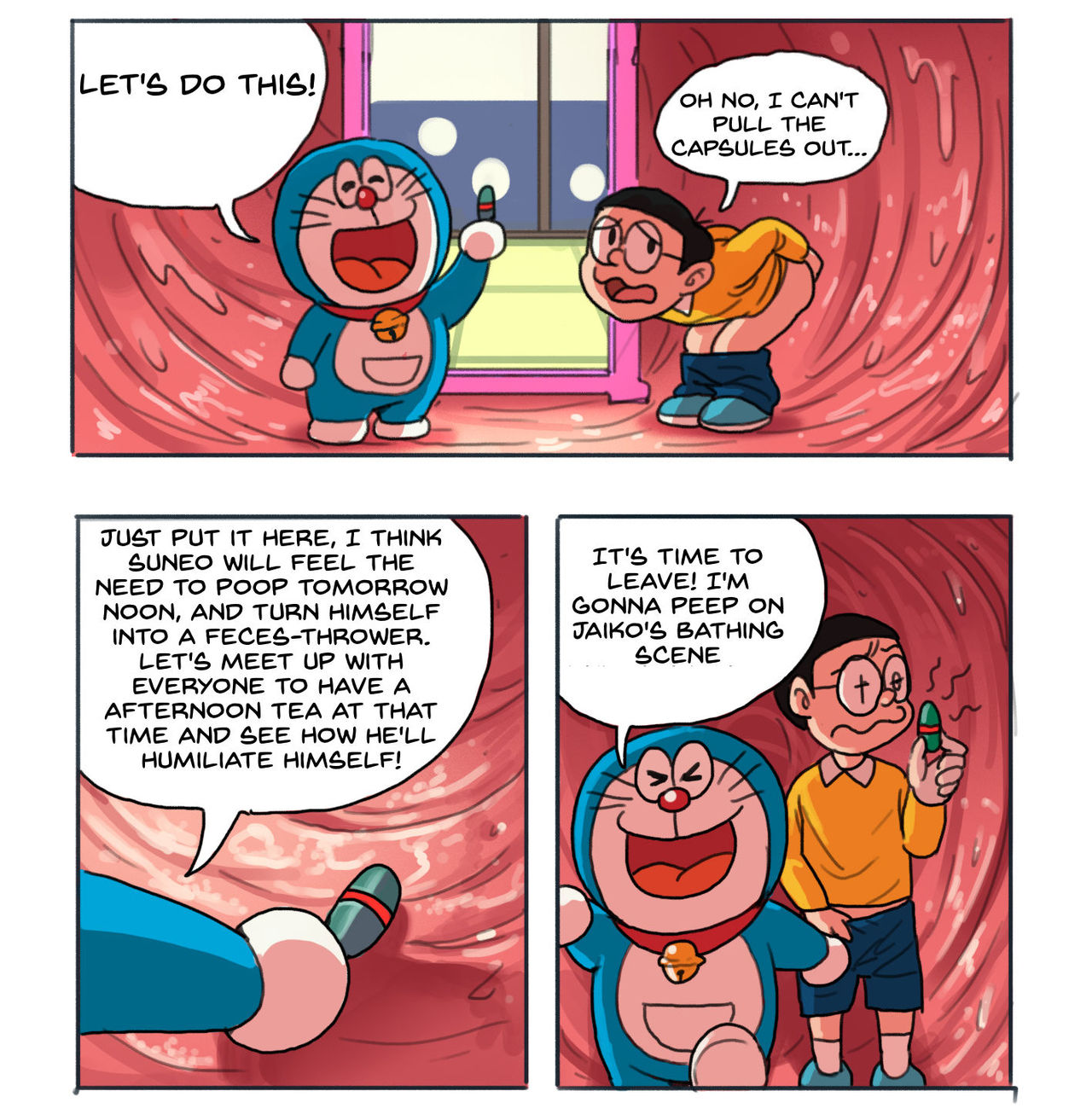 Anal Series — Doraemon Gets Fucked Hard In Animated Anal Creampie Orgy [mmmmm_hynh]
