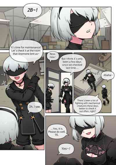 Android Series — Hardcore Fucking and Oil Maintenance for the Sexy 2B Robot [Mack] [English]