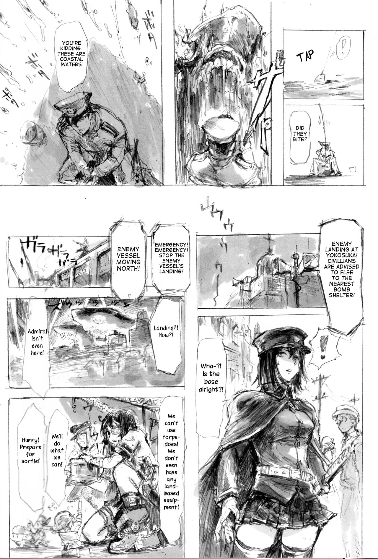 Anime Girls Series —  Akitsumaru and Kazagashira get their pussies filled with thick creampies