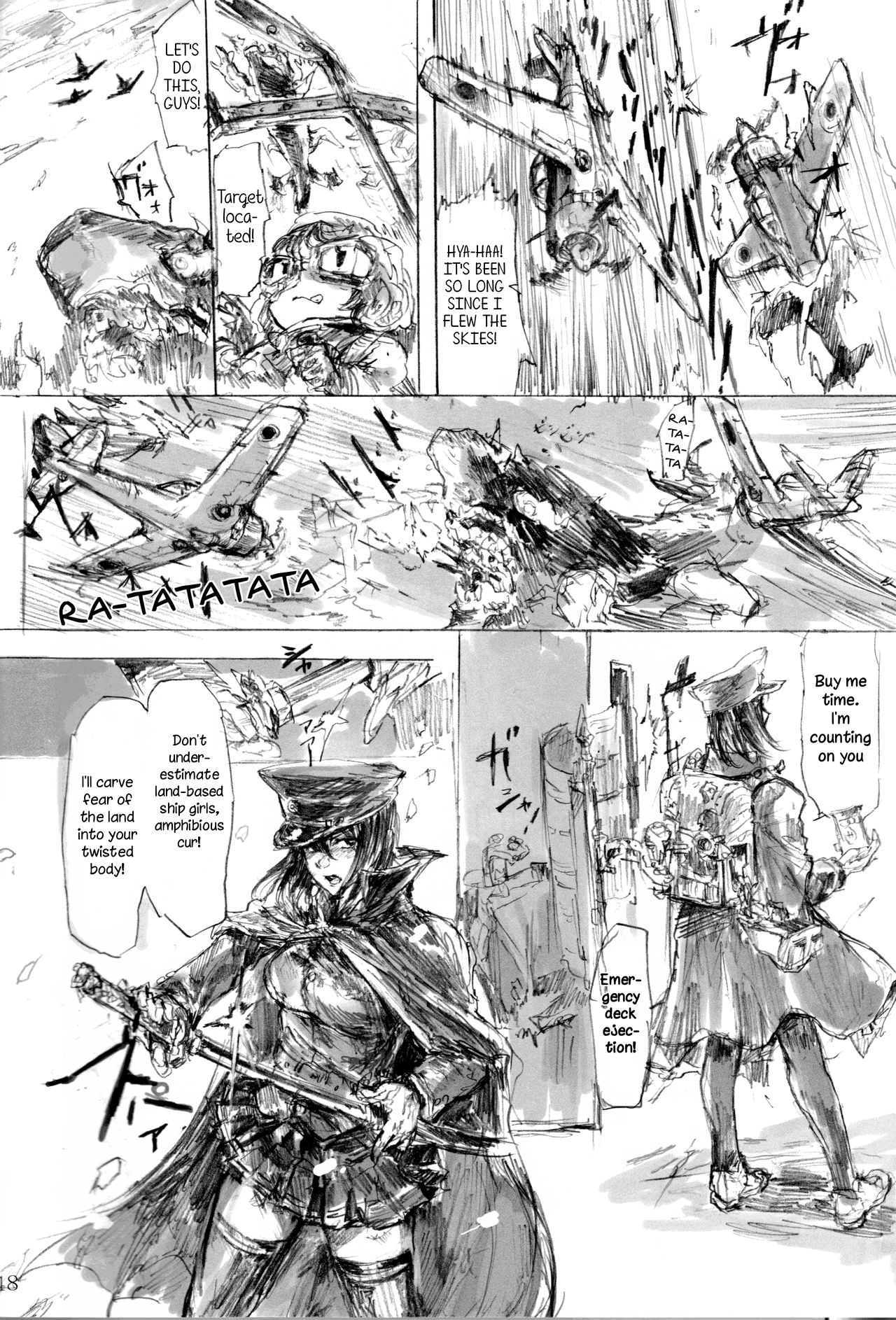 Anime Girls Series —  Akitsumaru and Kazagashira get their pussies filled with thick creampies