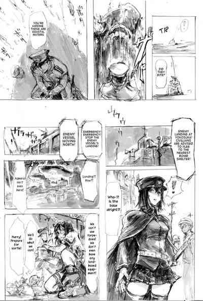 Anime Girls Series —  Akitsumaru and Kazagashira get their pussies filled with thick creampies