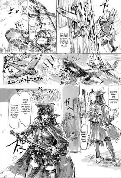 Anime Girls Series —  Akitsumaru and Kazagashira get their pussies filled with thick creampies