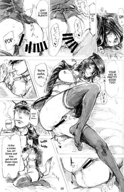Anime Girls Series —  Akitsumaru and Kazagashira get their pussies filled with thick creampies