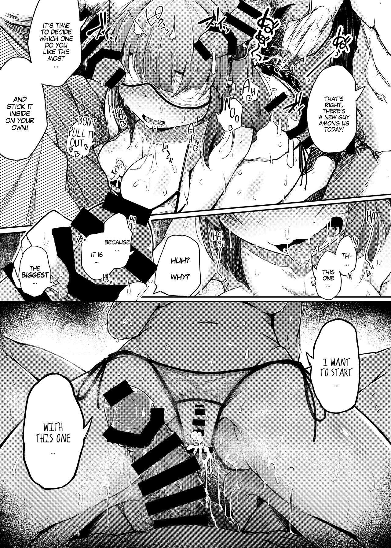 Anime Girls Series — Hardcore Threesome Fucking with Double Penetration and Creampie [Jikahatsudensho (flanvia) Nito Rare III Touhou Project]