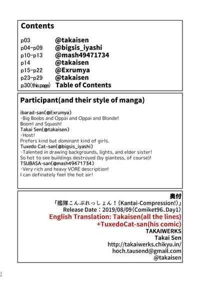 Anime Girls Series — Kantai Compression! Busty Shipgirls Get Fucked Hardcore [TAKAIWERKS (Various)]