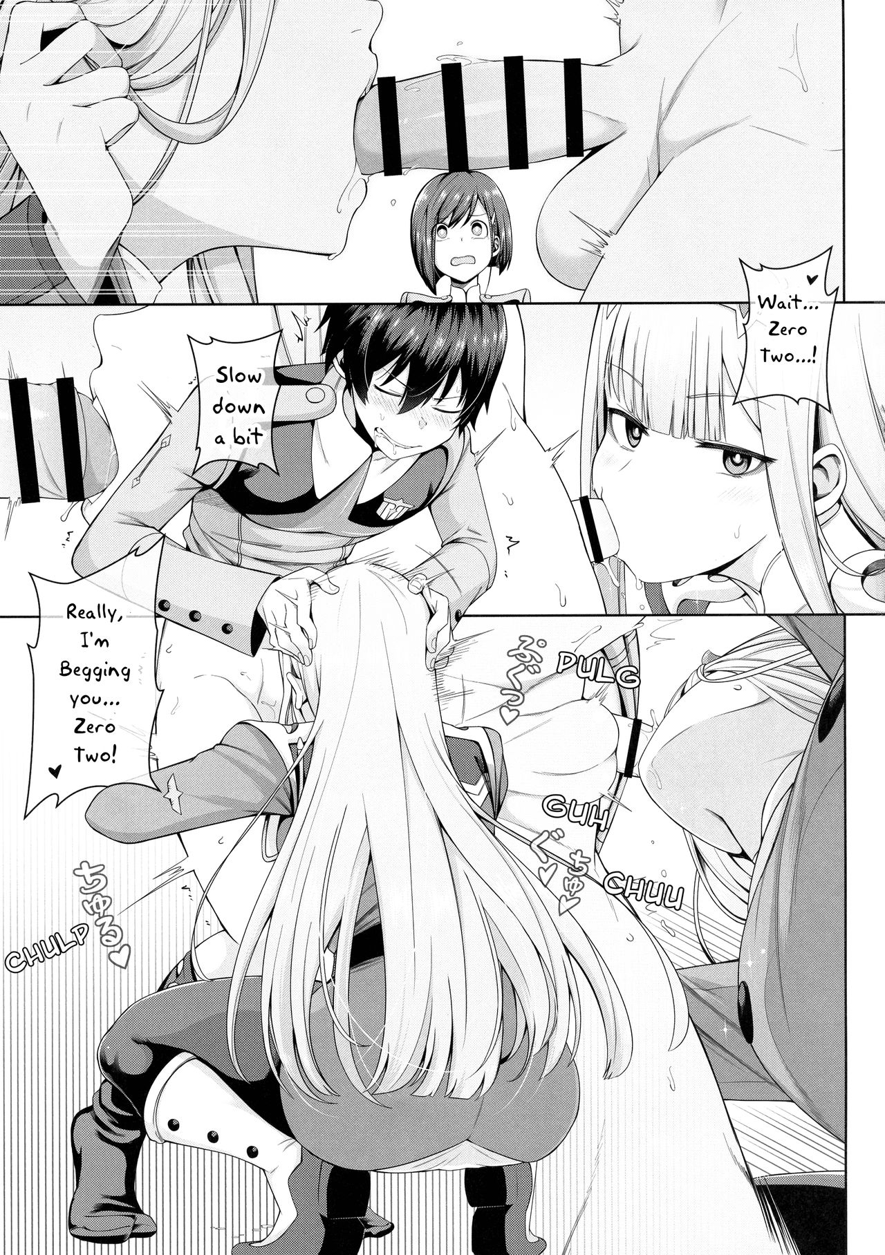 Anime Series — DARLING in the FRANXX Hentai Doujinshi Full English Translation Hardcore Fucking [GOOD COMIC CITY 25 Bad Mushrooms 4why&Chicke III mimo]