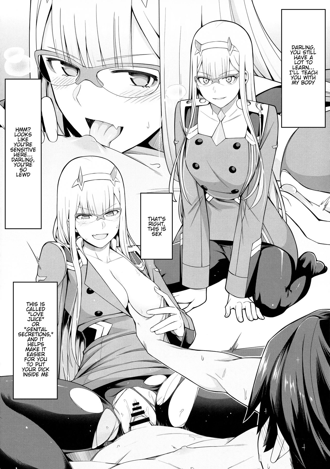 Anime Series — DARLING in the FRANXX Hentai Doujinshi Full English Translation Hardcore Fucking [GOOD COMIC CITY 25 Bad Mushrooms 4why&Chicke III mimo]