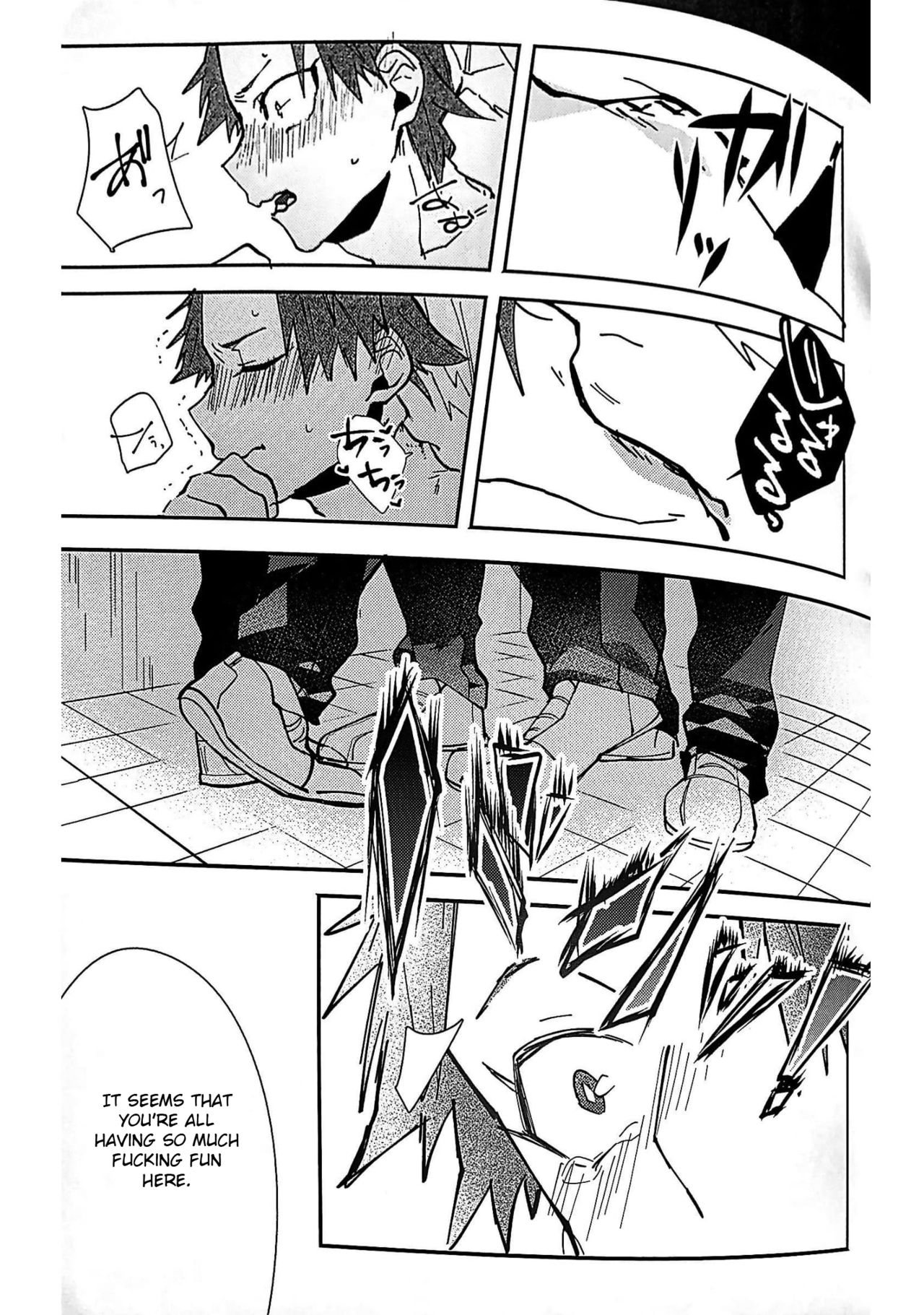 Aphrodisiac Series — My Hero Academia Forced Orgasms English Fuck Fest [Douyara Deban no Youda! 7] [HRNZM (Yusatona)] [Otokonoko Scans]