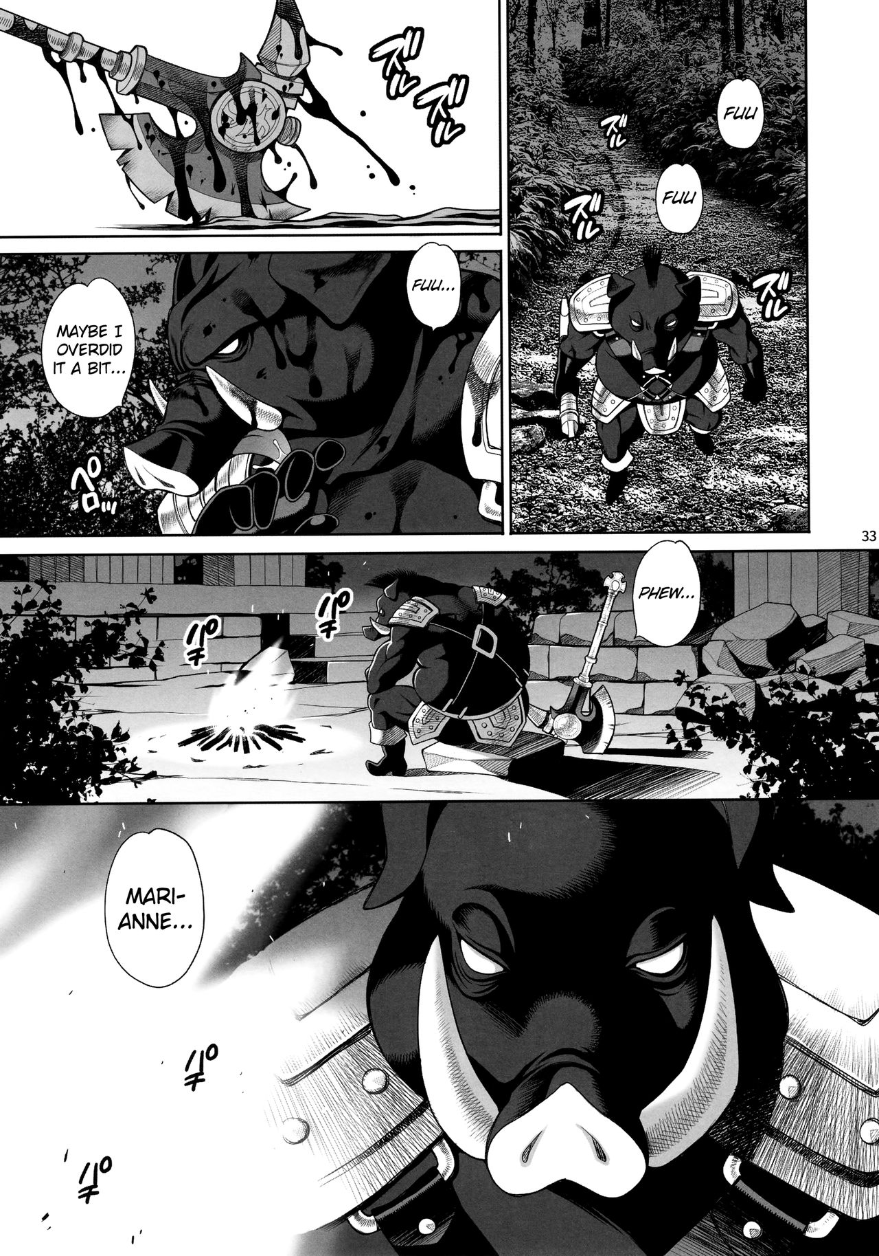 BBW Series — Temptation of Witch Eleanore: Pig and Female Knight 3 Seductive Corruption [Shallot Coco (Yukiyanagi)]