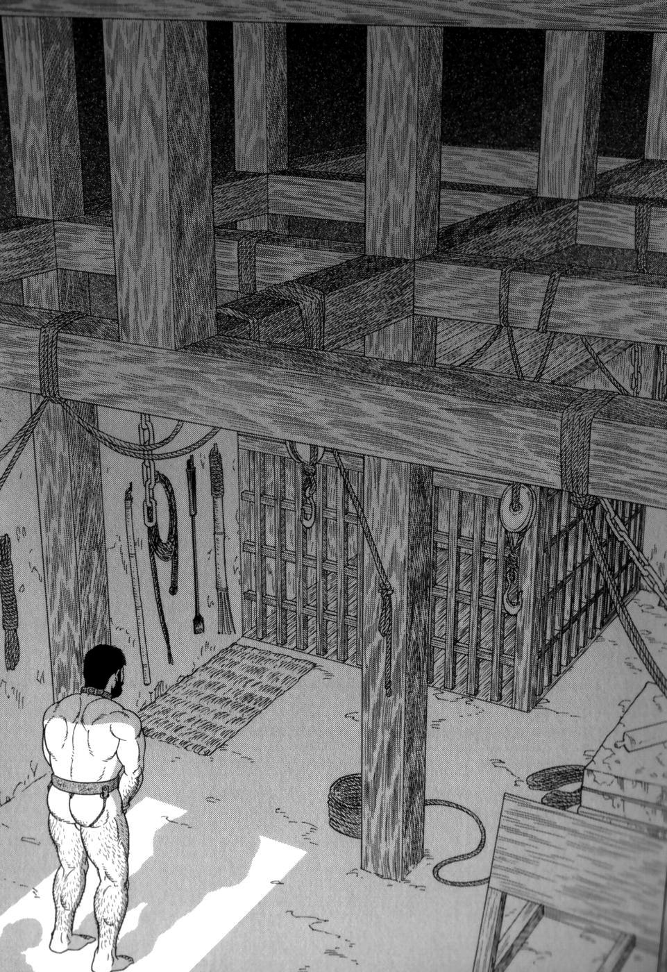 BDSM Series —  Brutal Fucking in the House of Savages  [Tagame Gengoroh] Gedou no Ie Chuukan | House of Brutes Vol. 2 Ch. 3 [English] {tukkeebum}