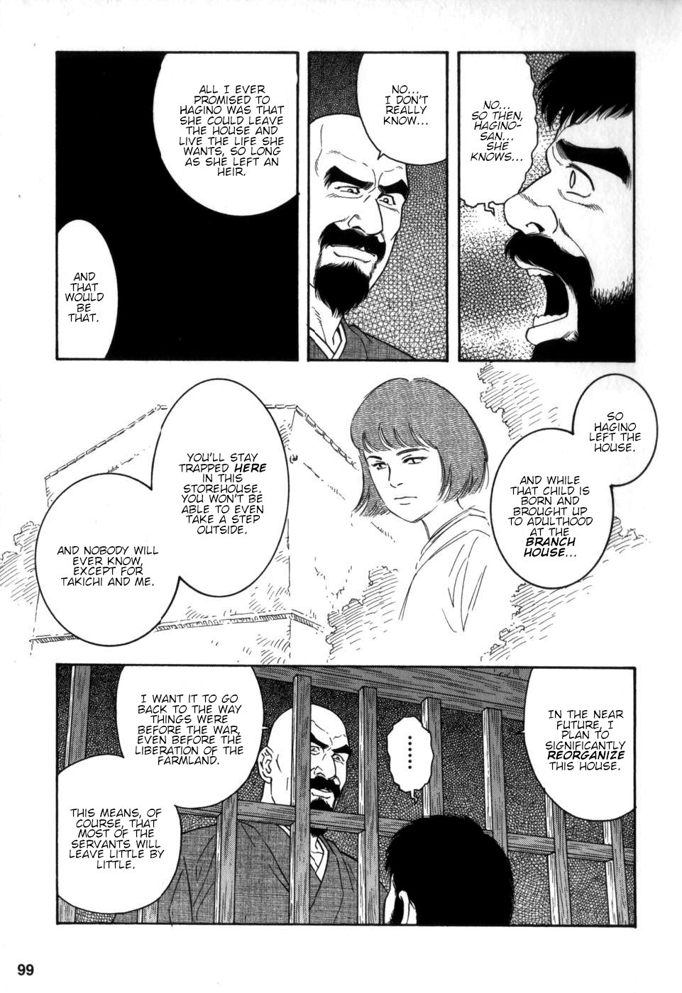 BDSM Series —  Brutal Fucking in the House of Savages  [Tagame Gengoroh] Gedou no Ie Chuukan | House of Brutes Vol. 2 Ch. 3 [English] {tukkeebum}