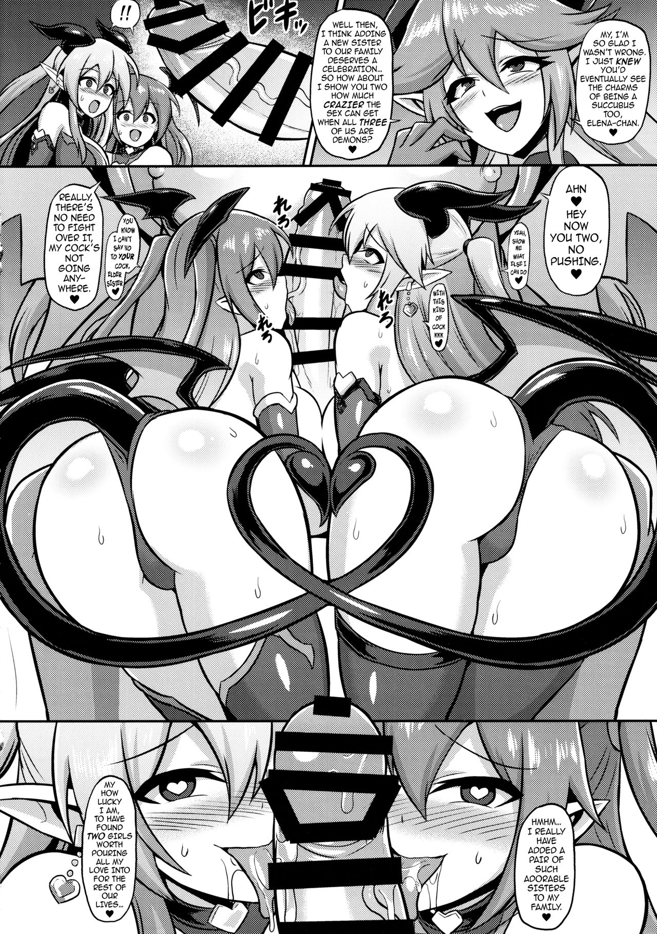 BDSM Series —  Lesbian Succubus Lust Crest Training 2  [C97] [Ikameshi Shokudou (Ikameshi)]