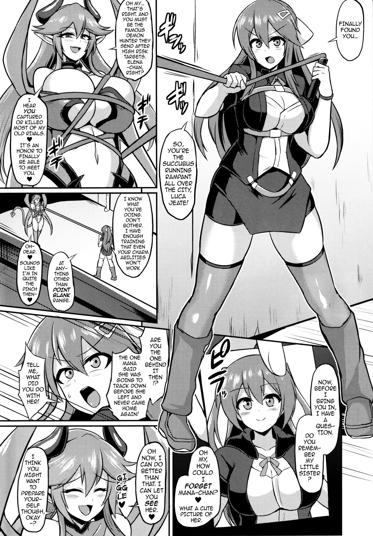 BDSM Series —  Lesbian Succubus Lust Crest Training 2  [C97] [Ikameshi Shokudou (Ikameshi)]