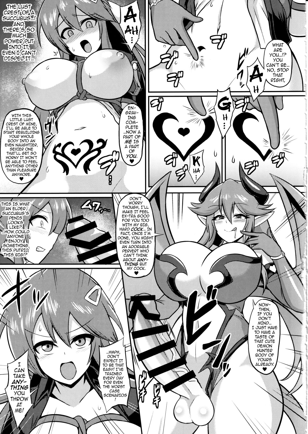 BDSM Series —  Lesbian Succubus Lust Crest Training 2  [C97] [Ikameshi Shokudou (Ikameshi)]