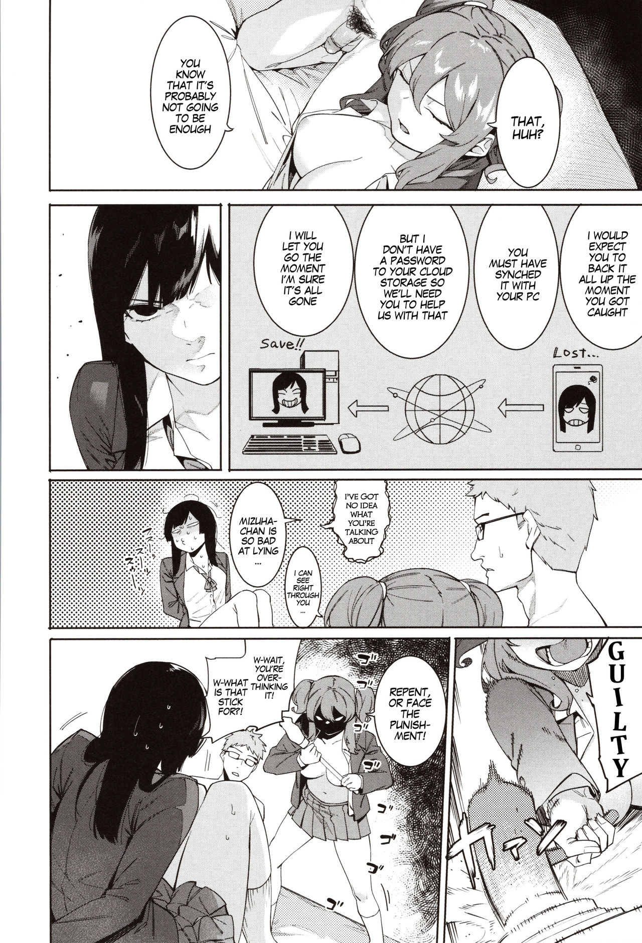 BDSM Series — Punishment and Hardcore Discipline for Mizuha! Ch. 1-6 [Menea The Dog]