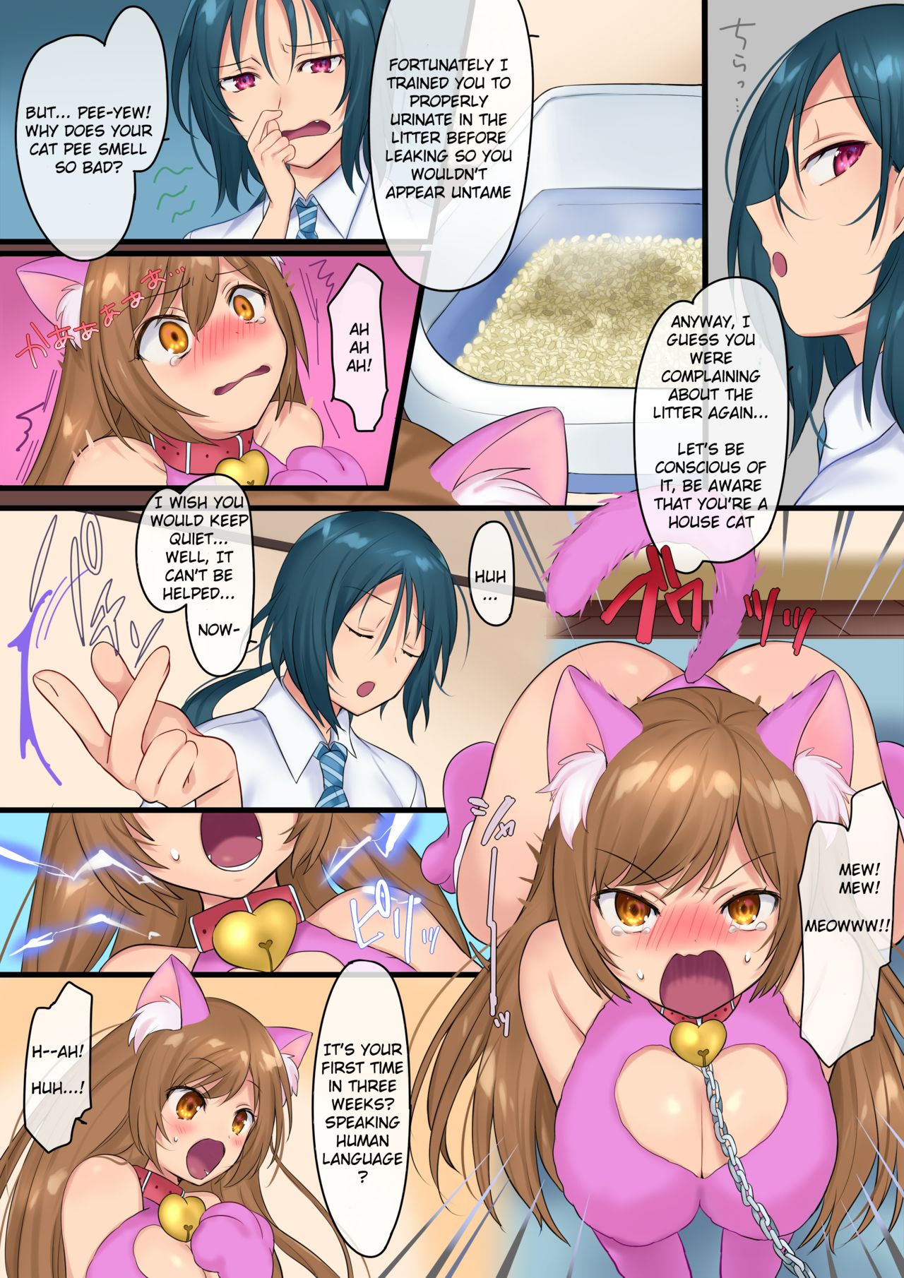BDSM Series — Transformed into the Devil’s Desperate Pet Bitch!!  [Gozen Shichiji no Awase Kagami]