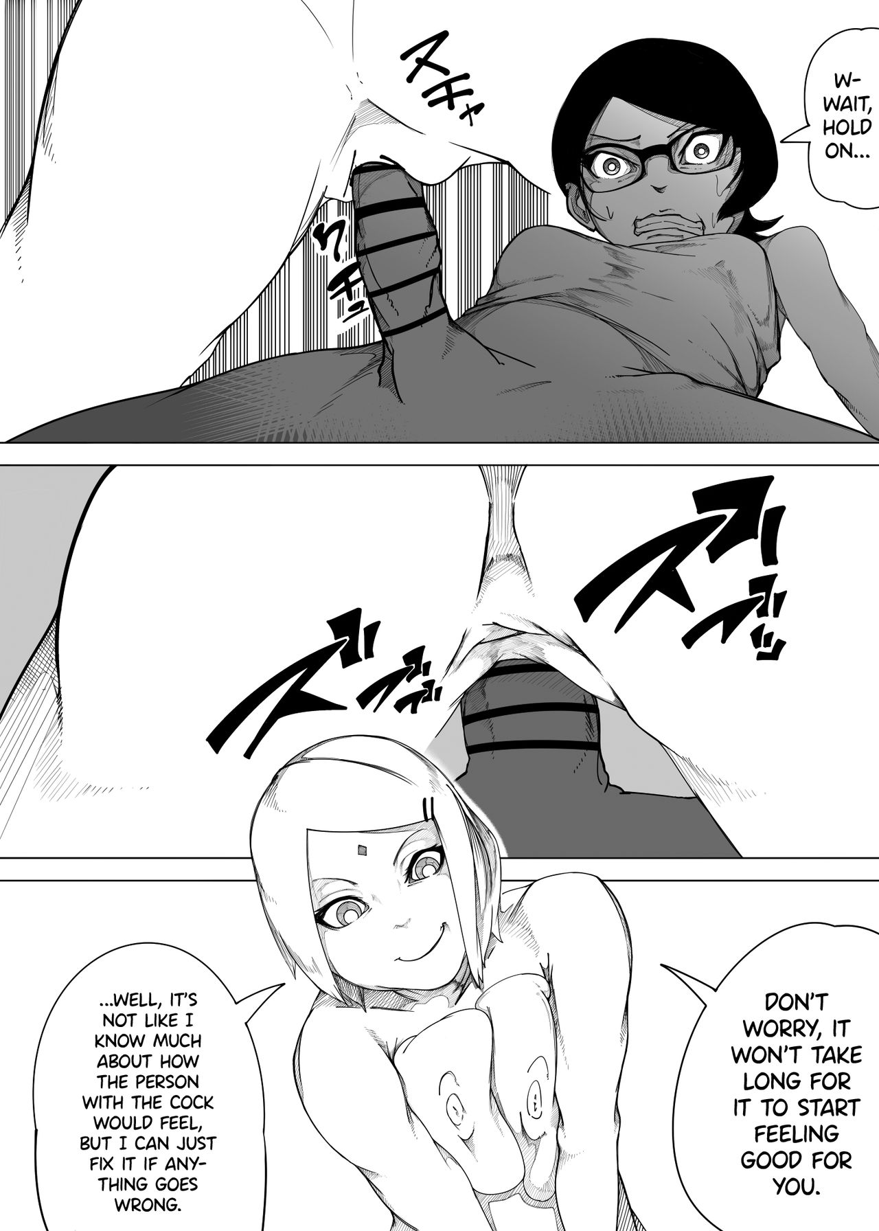 Big Tits Mom And Futa Daughter Series — Sakura Gets Fucked By Futanari Sarada’s Strapon Dick [RAMU]