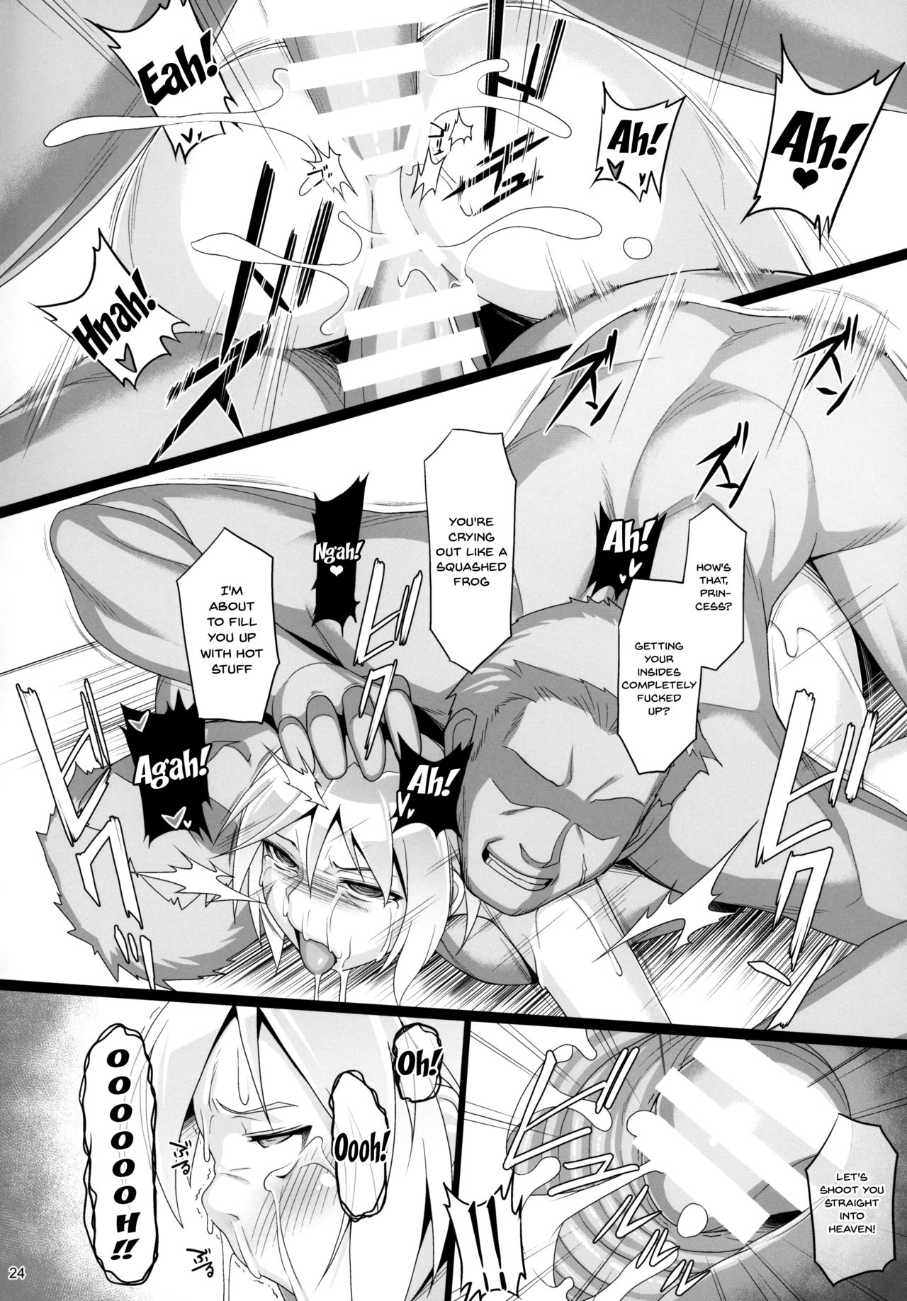 Blonde Goddess Series —  Luck Overflow 2: Blonde Adventurer Gets Fucked Hardcore  [COMIC1☆15 AERIAL RAVE Jacky Kono Subarashii Sekai ni Syukufuku o! English Doujins.com]