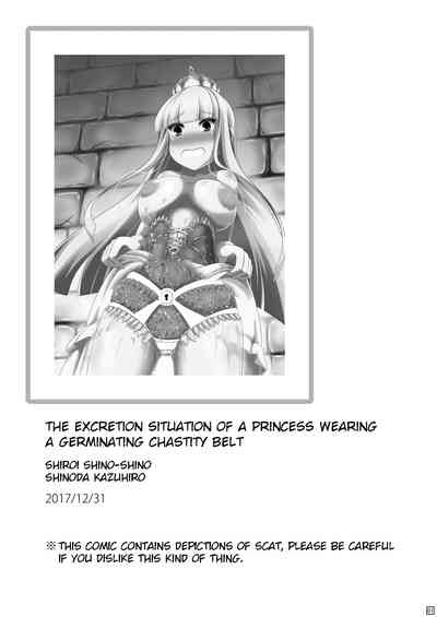 Bondage Series —  Princess Endures Growing Chastity Belt While Desperately Needing To Excrete Waste [Shiroi Shinoshino (Shinoda Kazuhiro)]