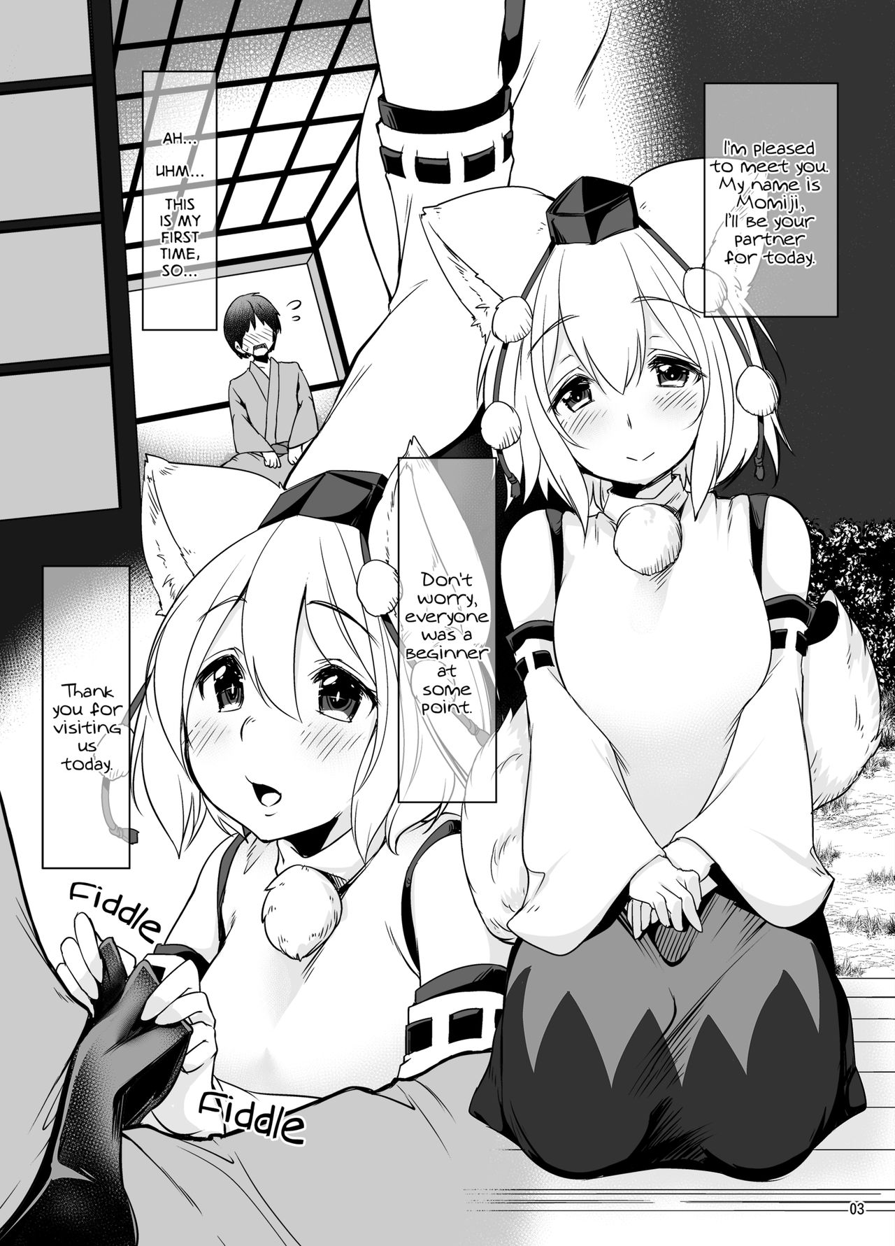 Brothel Series — Momiji Inaba Gangbanged by Youkai in Hardcore Hentai Fuckfest