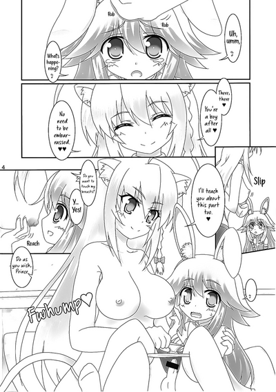 Bunny-Ear Prince Series — A Book Where the Bunny-Ear Prince Is Taught Not Just the Sword But Also How to Fuck [Nanoha DAYS 4] [Serenta (BOM)]