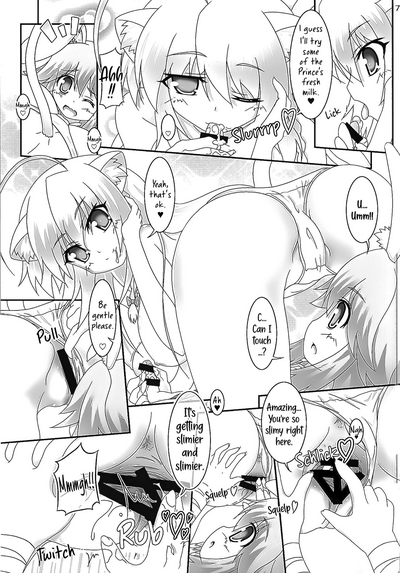 Bunny-Ear Prince Series — A Book Where the Bunny-Ear Prince Is Taught Not Just the Sword But Also How to Fuck [Nanoha DAYS 4] [Serenta (BOM)]