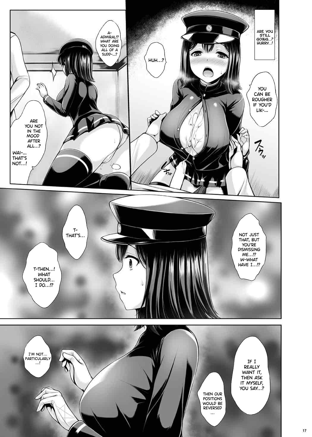 Busty Series — Akitsu Maru Milk Milking Inspection KanColle Hentai [C87 Uni no Tane Uni8] {Hennojin}