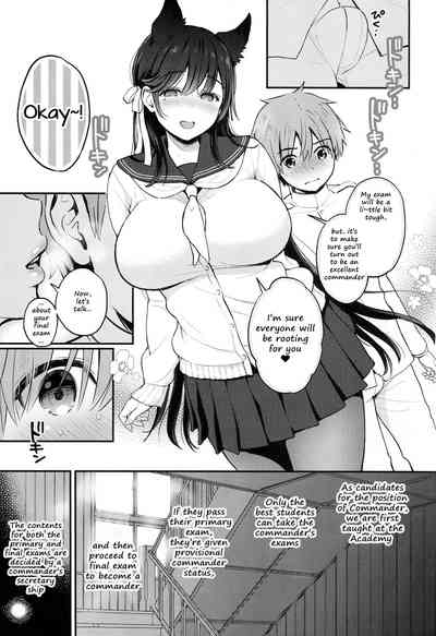 Busty Series — Atago’s Lewd Commander Exam  [C96 Tengu Kotengu Kotengu Azur Lane English 2cooked4you]