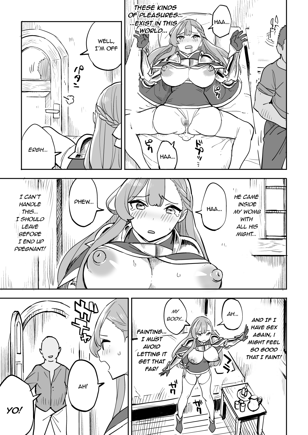 Cheating Series —  Innkeeper’s Wife Fucks Strangers for Free Room [Irotenya]