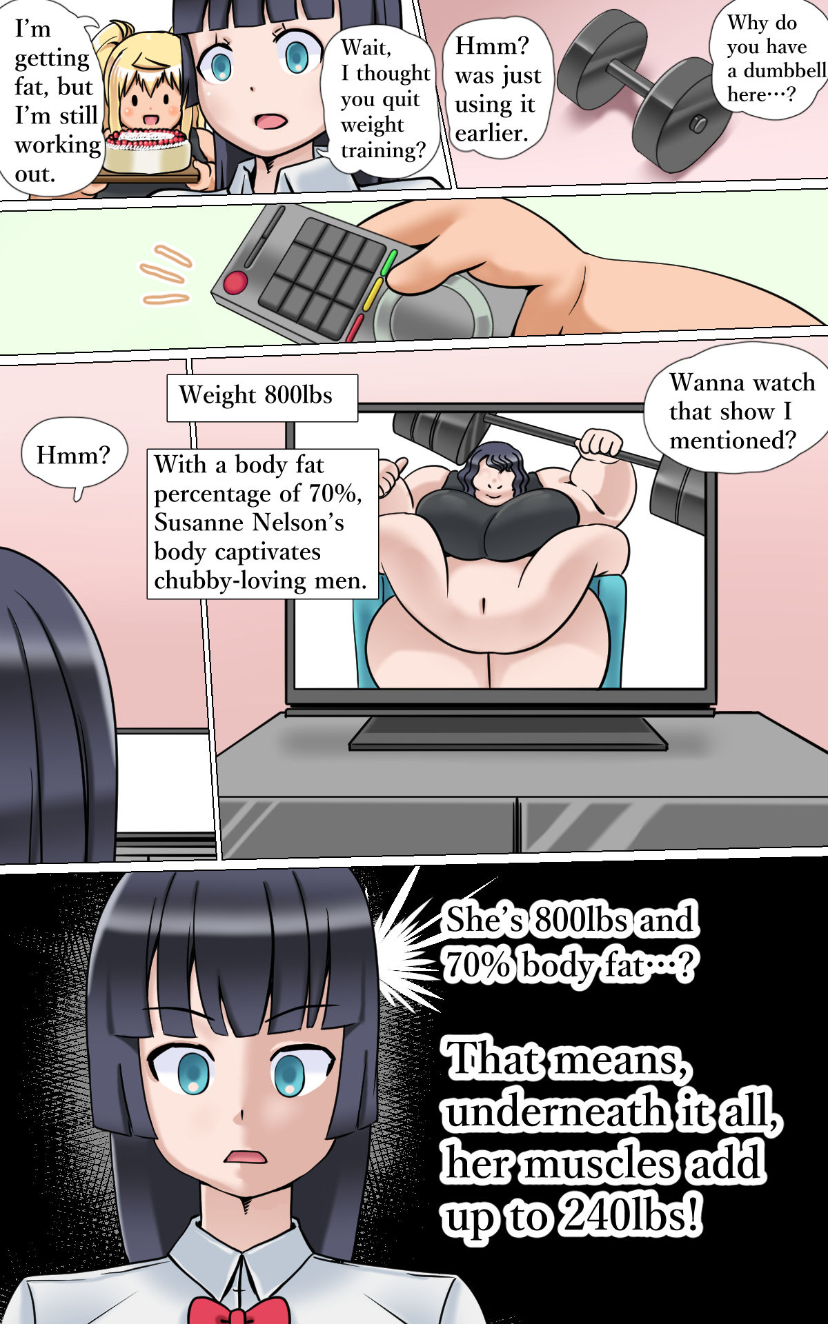 Chubby Series — How Much Fat Can You Force Feed Her? [Zeiniku Nouen (Hoikooroo)]