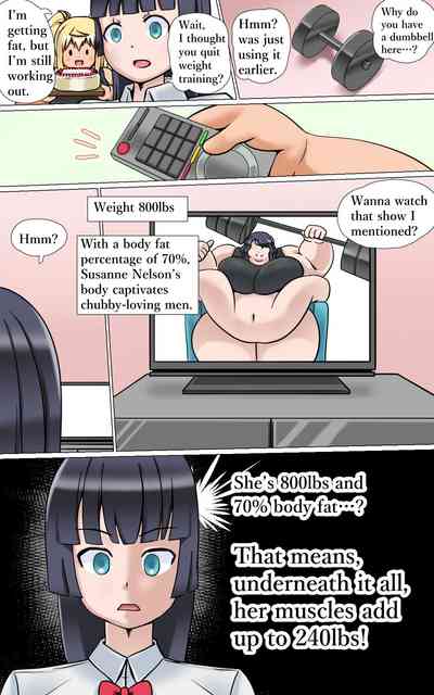 Chubby Series — How Much Fat Can You Force Feed Her? [Zeiniku Nouen (Hoikooroo)]
