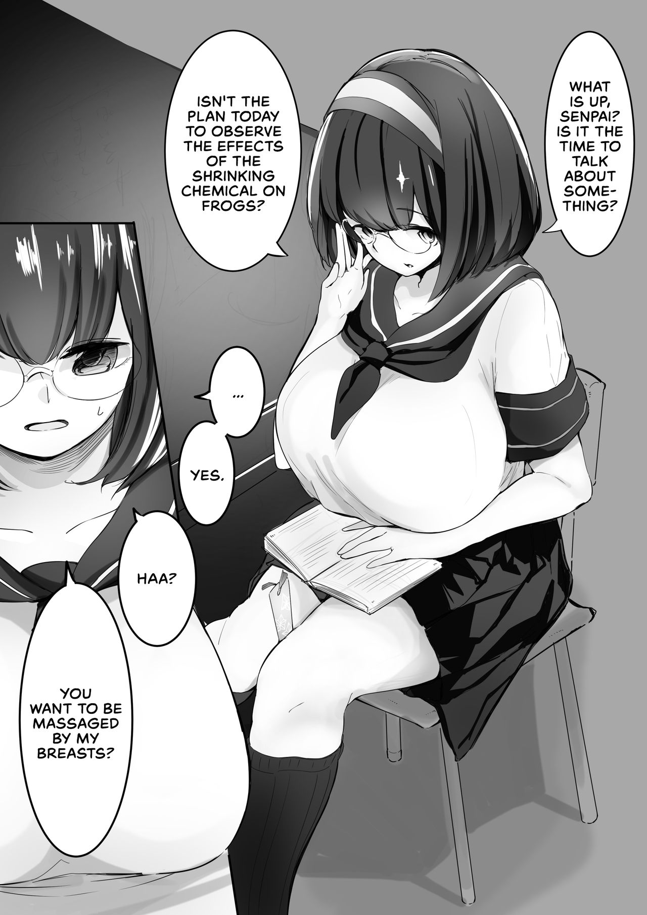 Classroom Series — After School Fucking in the Classroom with My Junior [Marushamo] [JasmineTea]