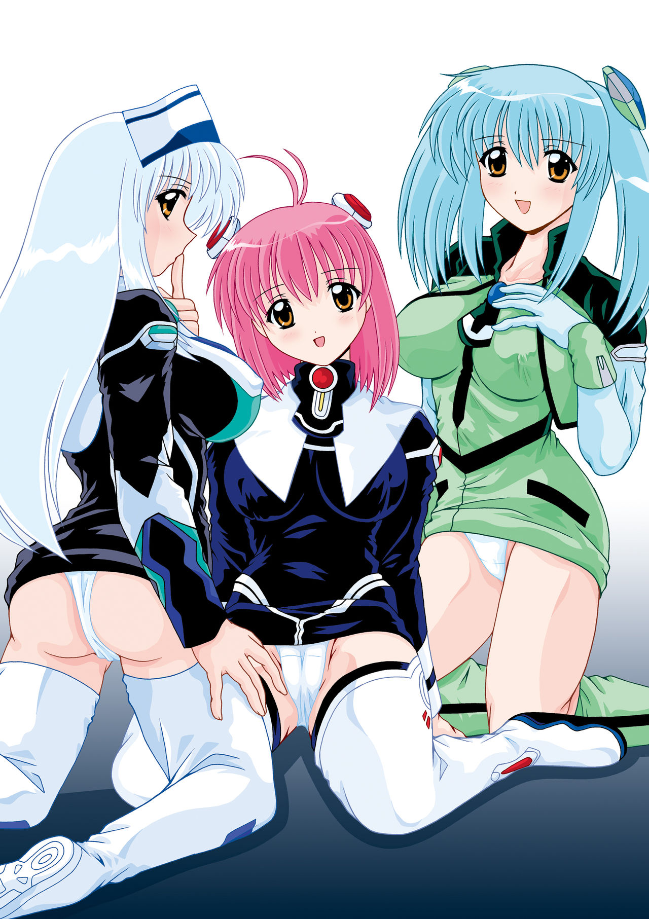 Cosplay Series — Blue White Cosplay Fuck Xenosaga KOS-MOS [Mental Specialist (Watanabe Yoshimasa)]