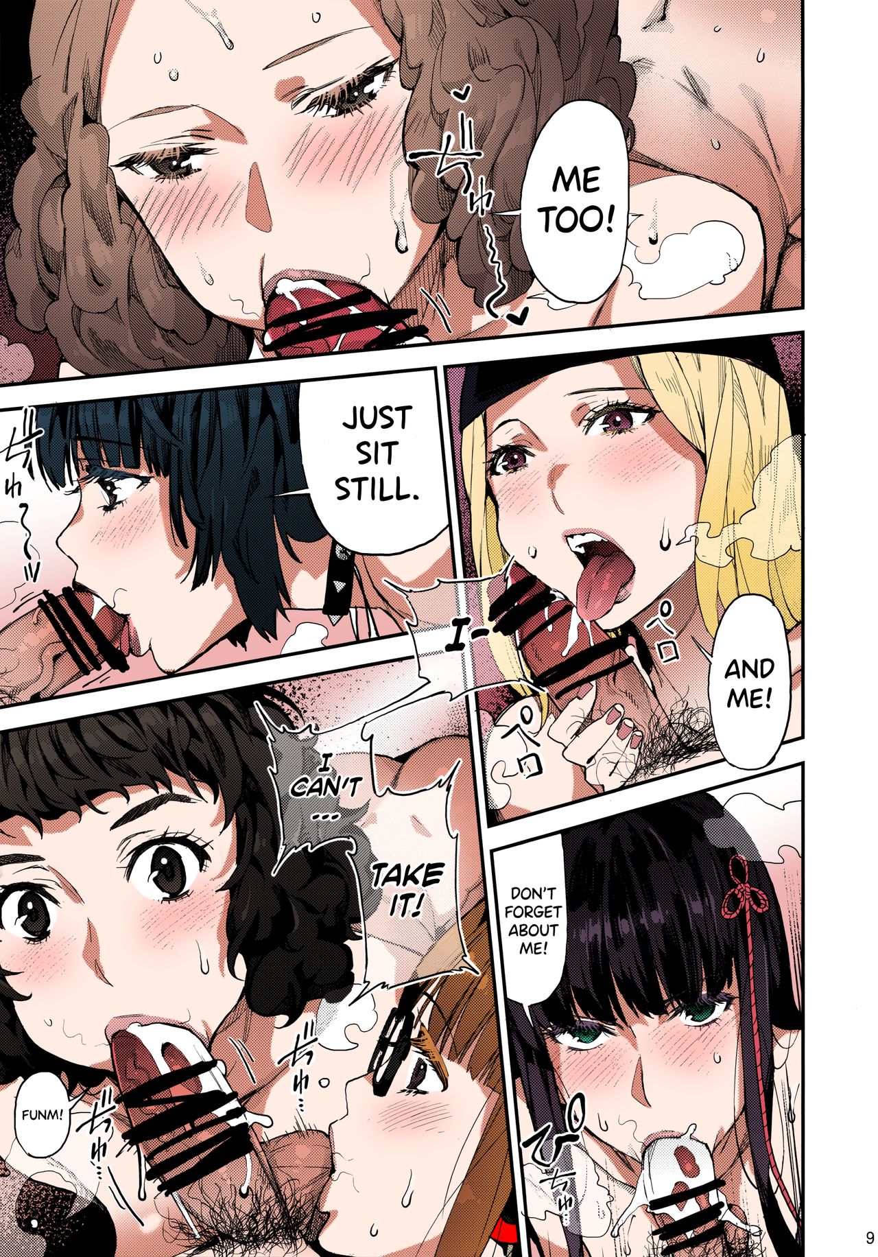 Cosplay Series —  Busty Anime Girl in Glasses Gets Fucked Hard in Colorized Doujinshi Scene
