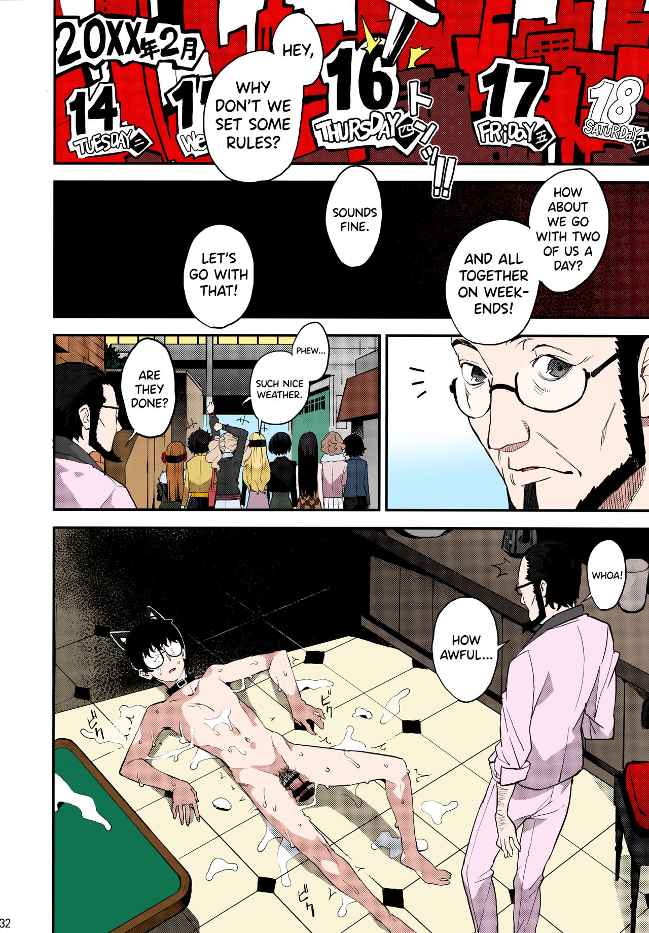 Cosplay Series —  Busty Anime Girl in Glasses Gets Fucked Hard in Colorized Doujinshi Scene