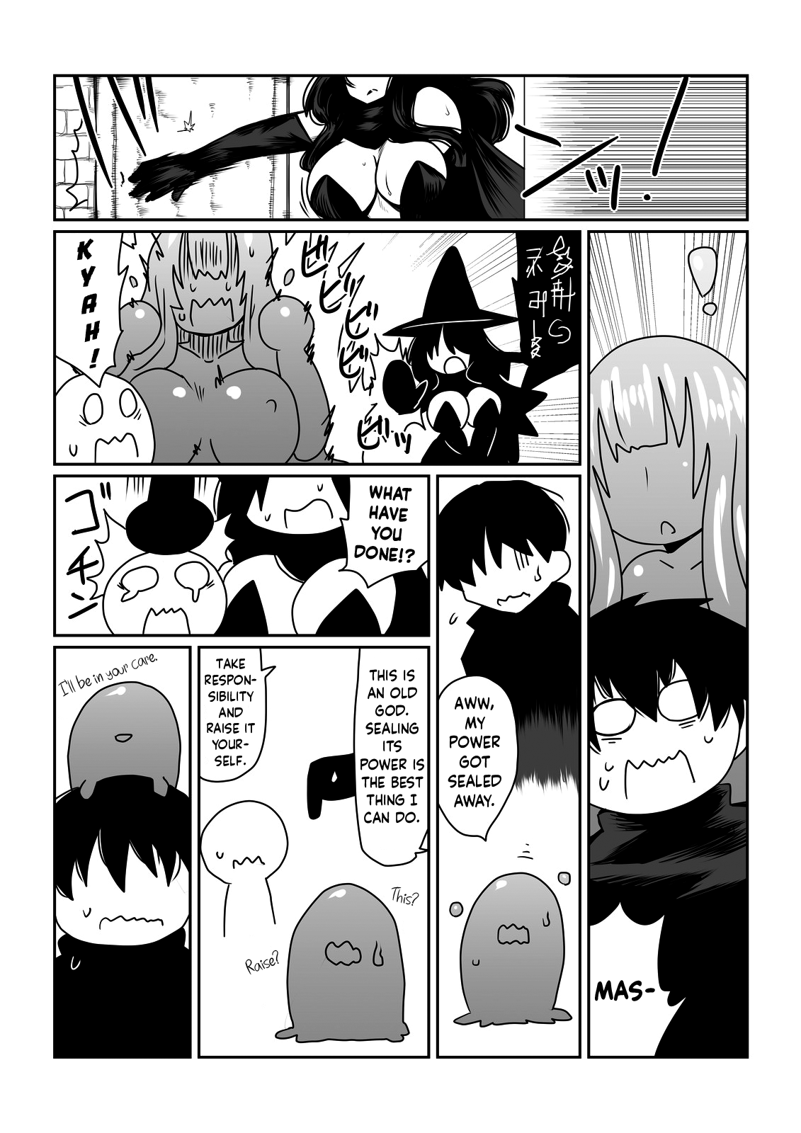 Creampie Series — Slime Girl Seduces and Corrupts the Witch’s Apprentice [Hroz]