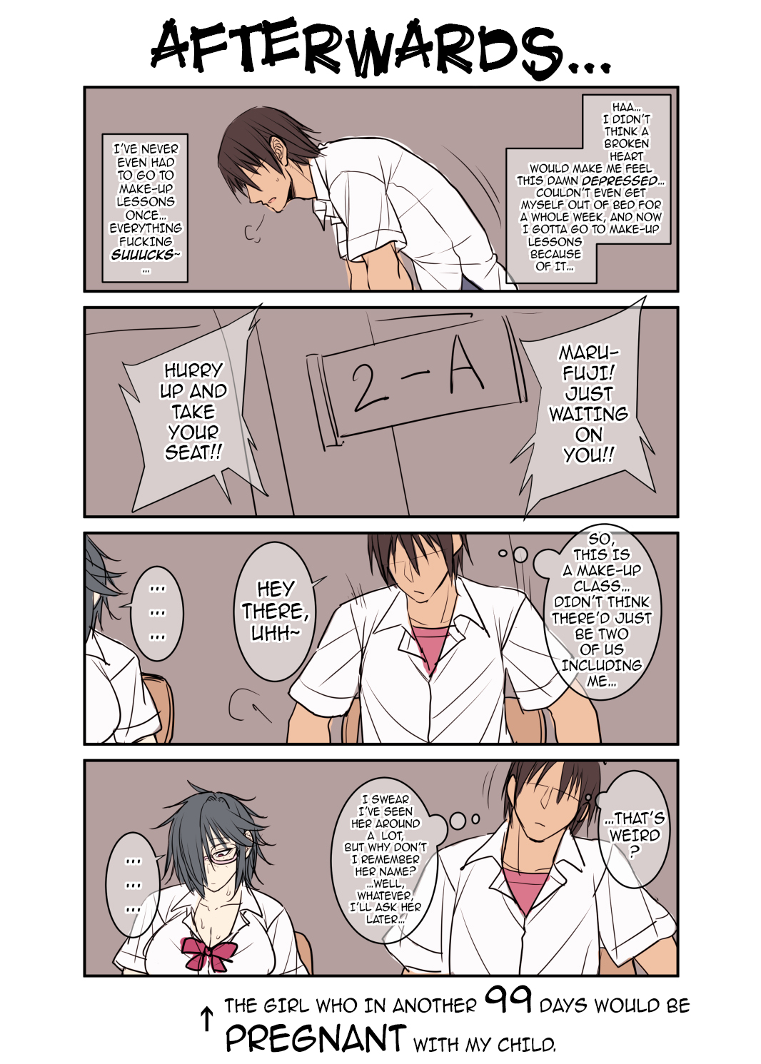 Creepy Glasses Girl Series — Desk-Work Seduction Turns Into Rough Classroom Throat Fuck And Creampie [Korotsuke]