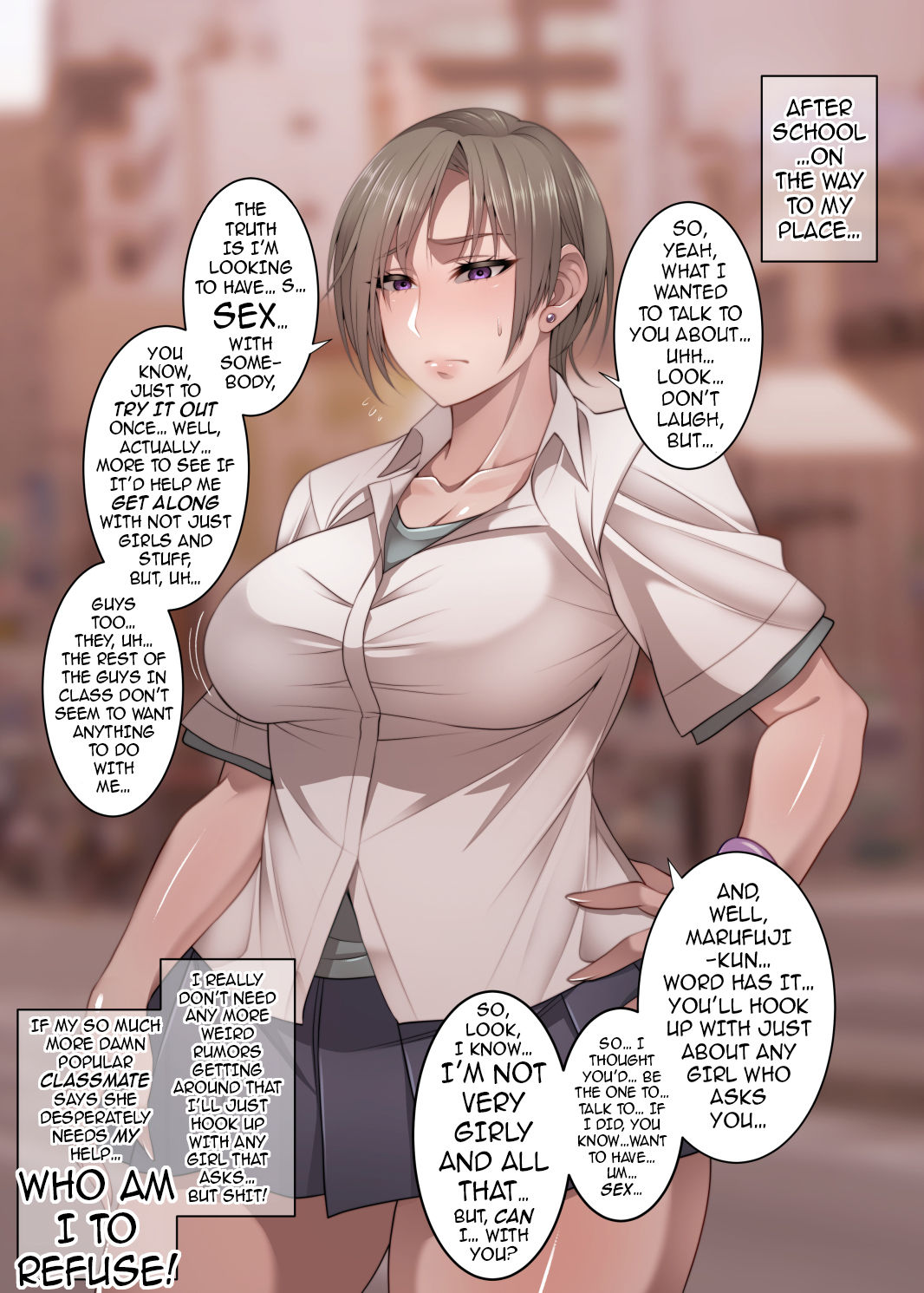 Creepy Glasses Girl Series — Desk-Work Seduction Turns Into Rough Classroom Throat Fuck And Creampie [Korotsuke]