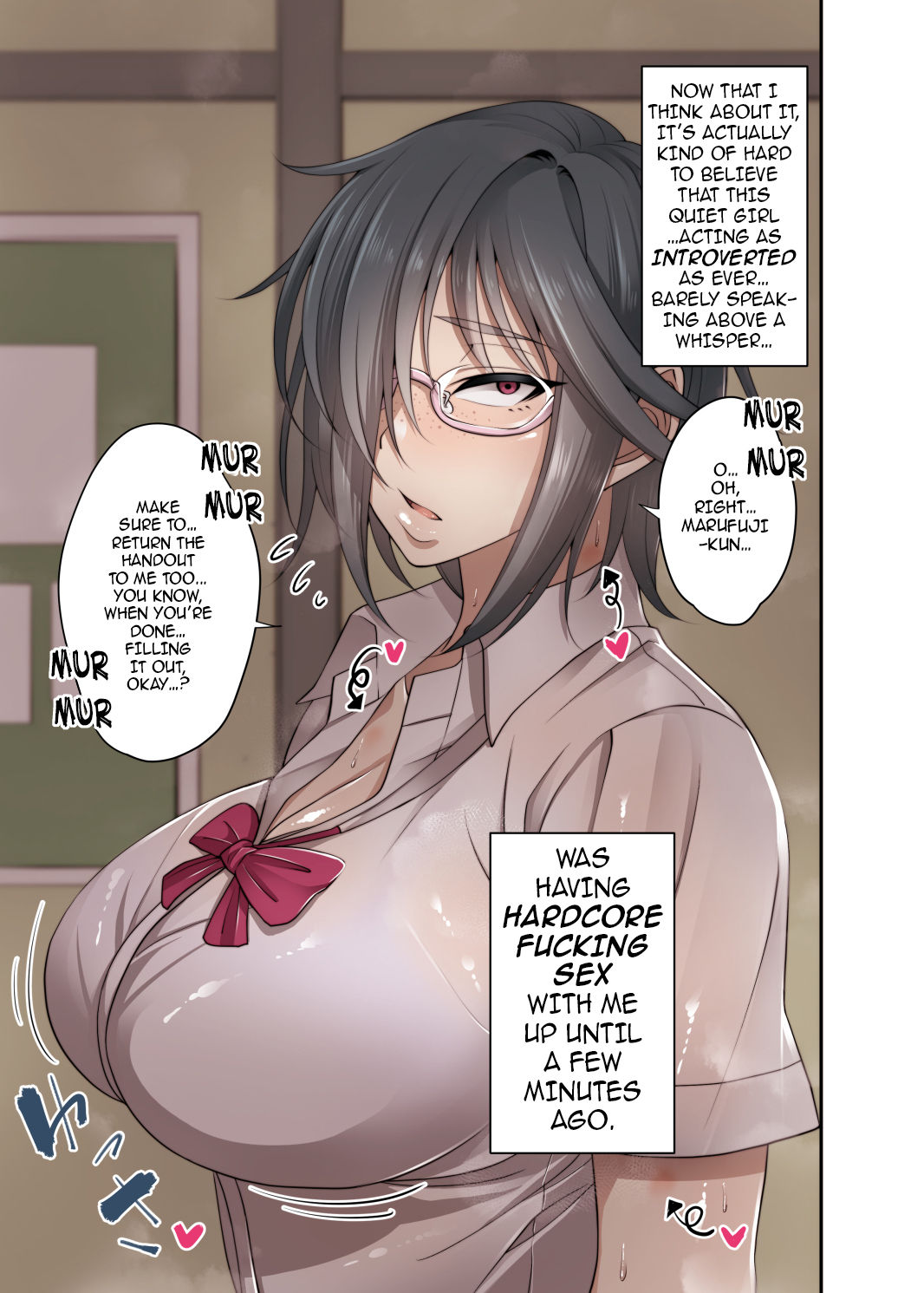Creepy Glasses Girl Series — Nasty Glasses-Wearing Slut Gets Fucked Hard [Korotsuke]