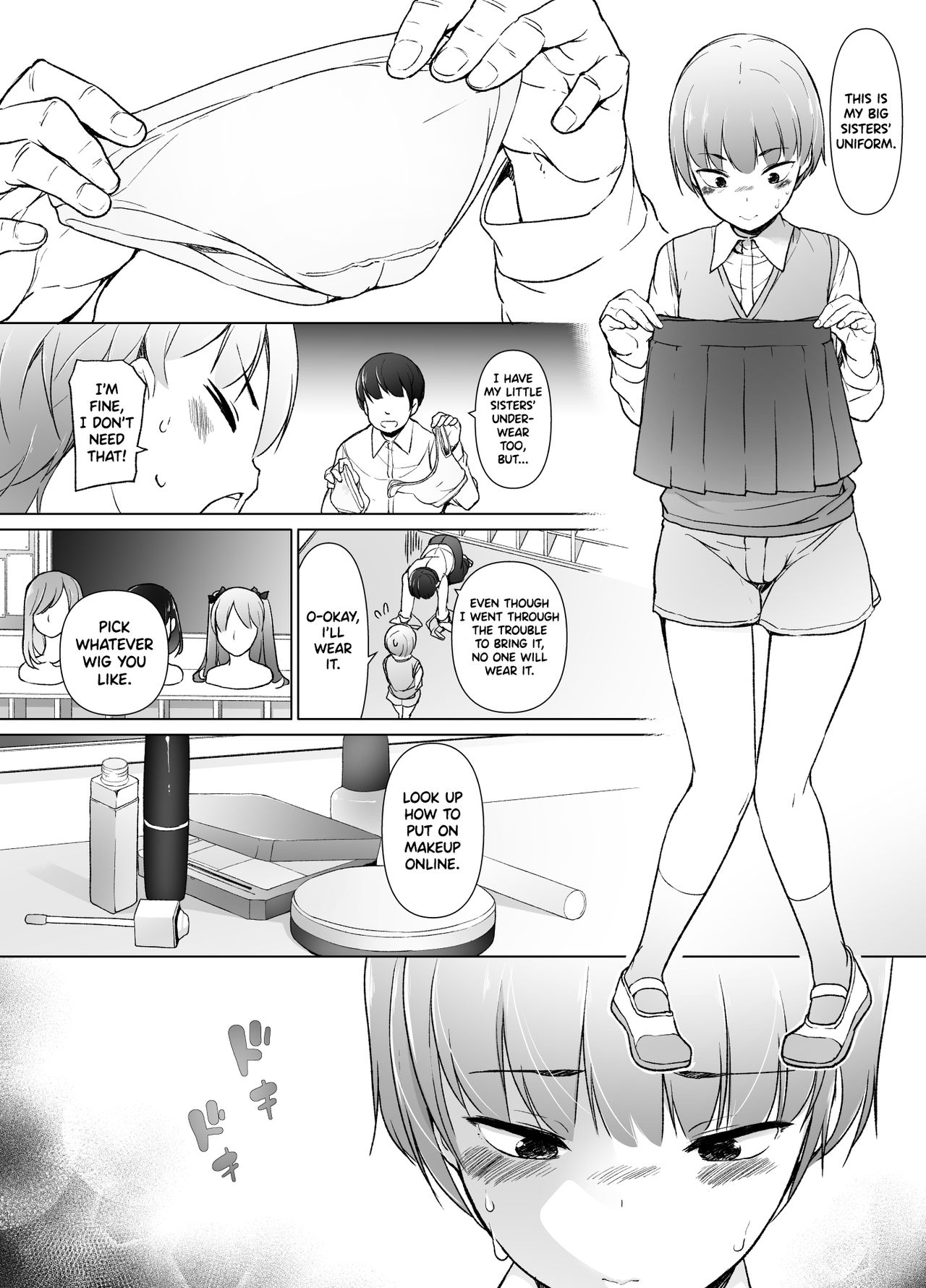 Crossdressing Series — Cute Boy Dresses Up as a Girl and Gets Fucked Hard