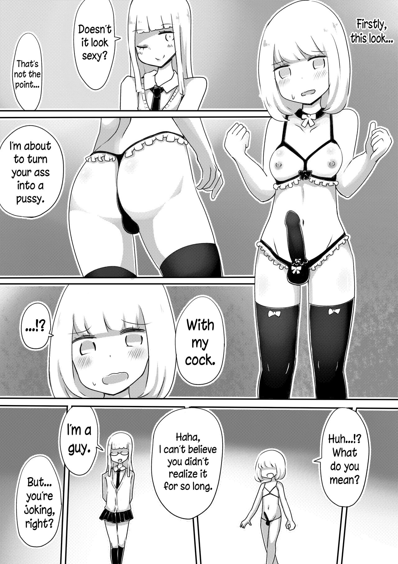 Crossdressing Series — How to Make a Boy into a Sissy [Murasaki Nyanko Bar (Vae)]