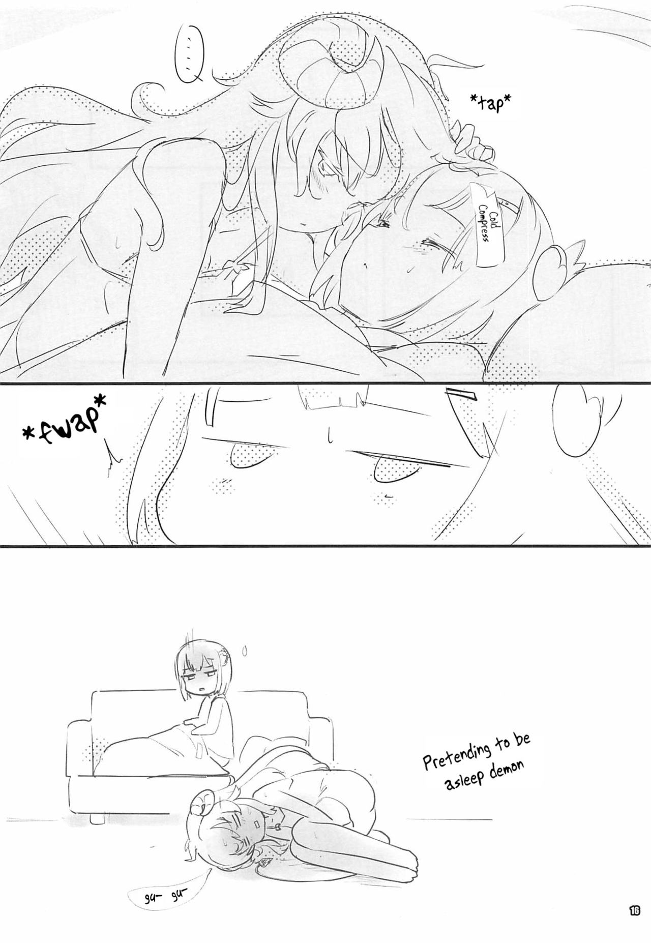 Demon Girl Series — Shameless Demon Seduces Innocent Girl with Lewd Magic and Forced Lesbian Sex [COMIC1☆16 Magic Private Eye, korokoro koronP Mitsuki Mantarou, Fujiwara Warawara Machikado Mazoku English tabibit0]