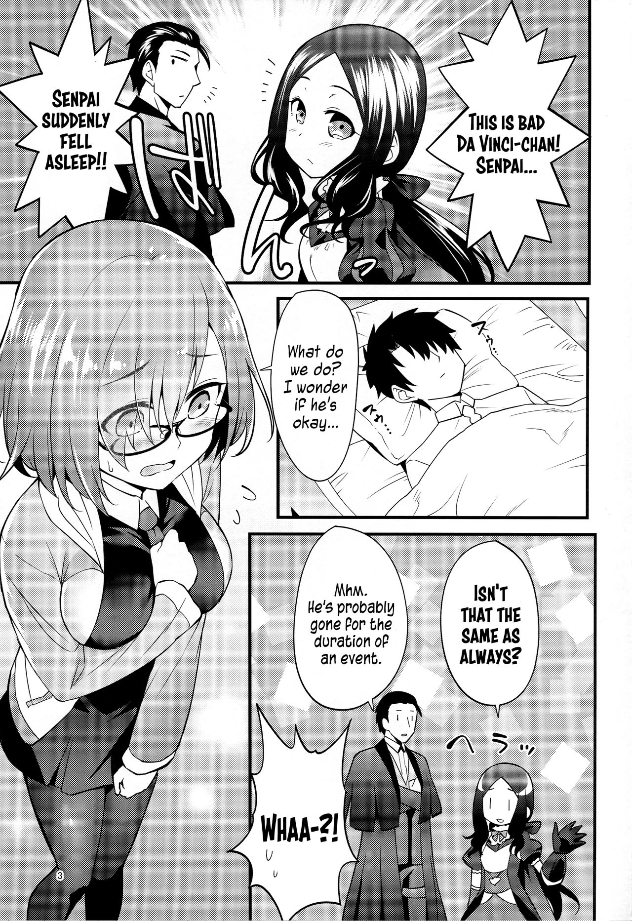 Dorm Series — Creampie Molestation Of Sleeping Senpai By Horny Mashu After An Event [C95] [Kami No Misosiru (Ono Misao)]