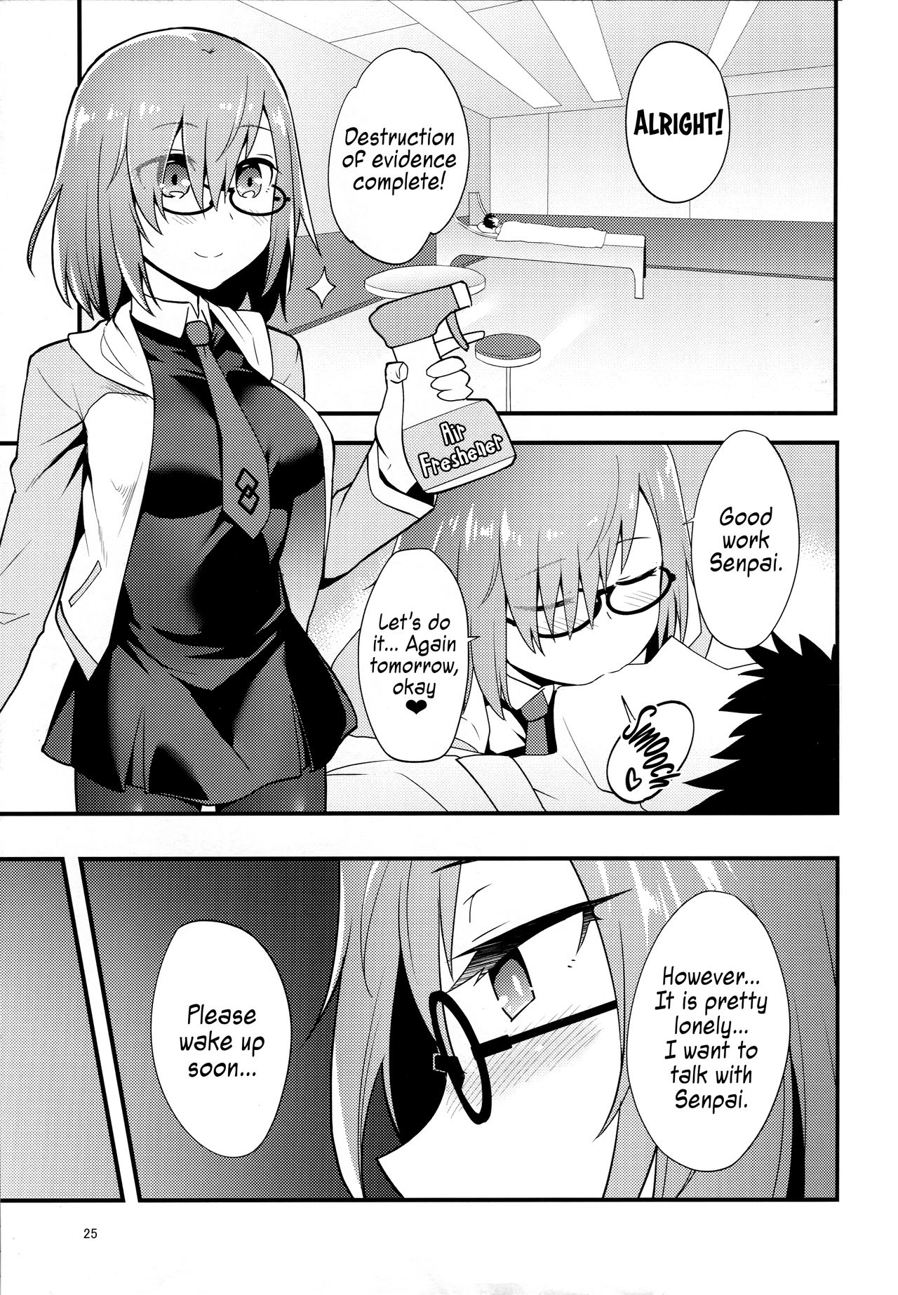 Dorm Series — Creampie Molestation Of Sleeping Senpai By Horny Mashu After An Event [C95] [Kami No Misosiru (Ono Misao)]