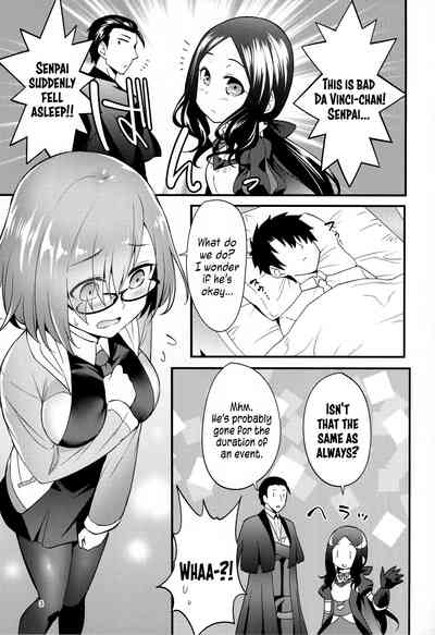 Dorm Series — Creampie Molestation Of Sleeping Senpai By Horny Mashu After An Event [C95] [Kami No Misosiru (Ono Misao)]