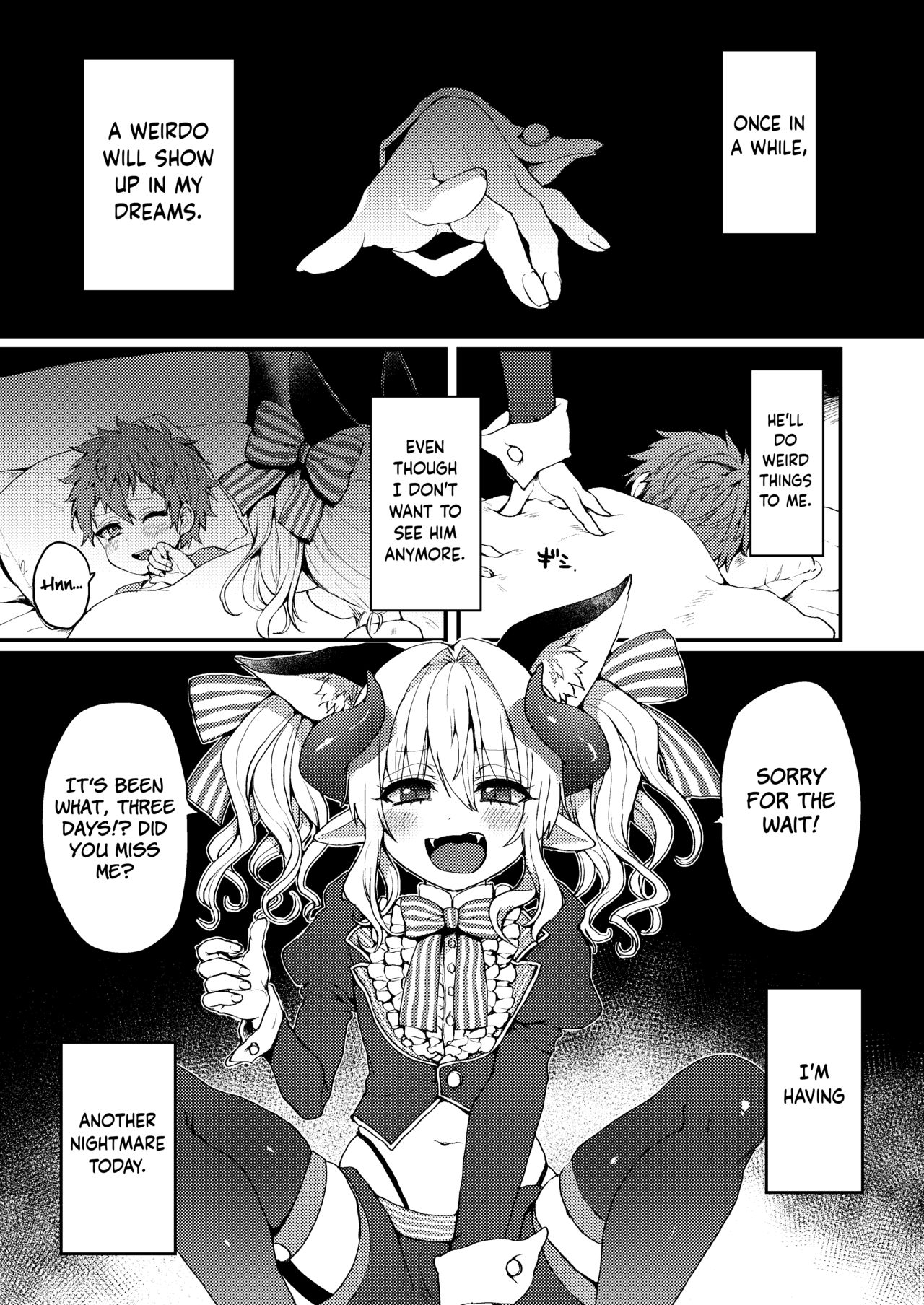Dream Series — A Boy Tormented by Horny Wet Dreams of a Succubus [Koneko Gumi (Poron)]