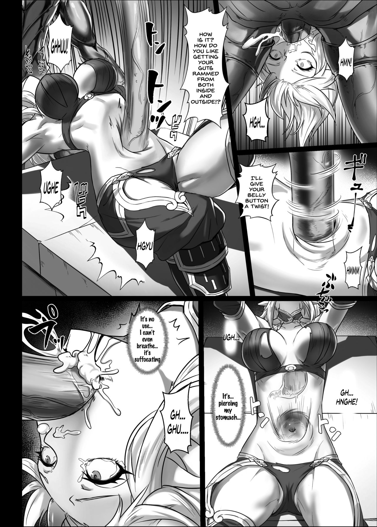 Explicit Conquest Series — Orc Fortress Raid, Monsters Dominate Captured Female Adventurers Roughly [Seikei Doujin (Yan)]
